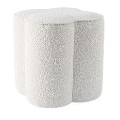 Cleo Boucle Ottoman