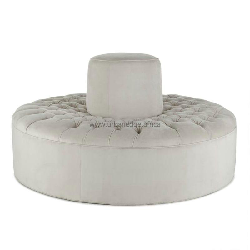 Alby Tufted Conversation Ottoman