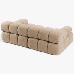 Berlin Boucle Fabric Two-Seater Couch - Image 3
