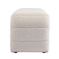 Blakk Boucle Fabric Bench - Image 4