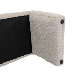 Blakk Boucle Fabric Bench - Image 5