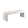 Blakk Boucle Fabric Bench