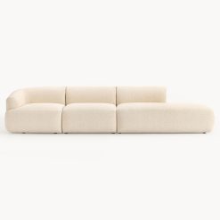 Devon Modular with Ottoman Boucle Fabric