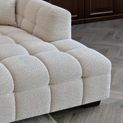 Kribetta II Boucle L Shaped Couch - Image 4