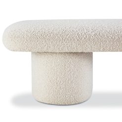 Peuto Boucle Fabric Bench - Image 3